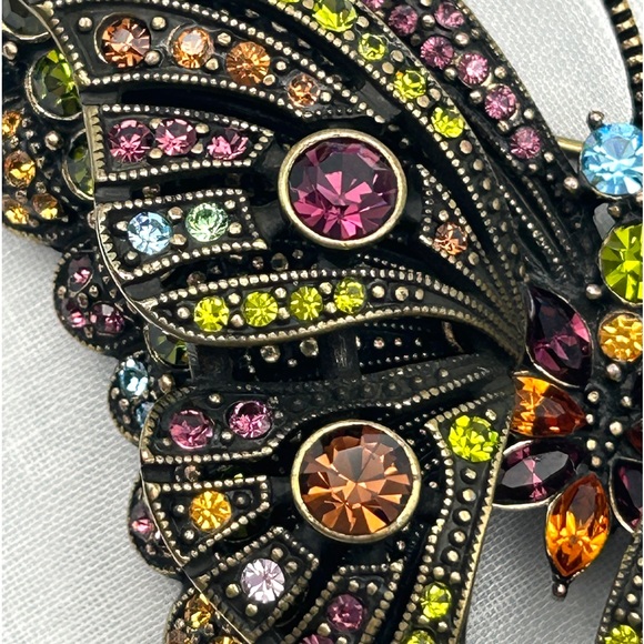 GORGEOUS Vintage Heidi Daus Butterfly Brooch EUC - Picture 8 of 14